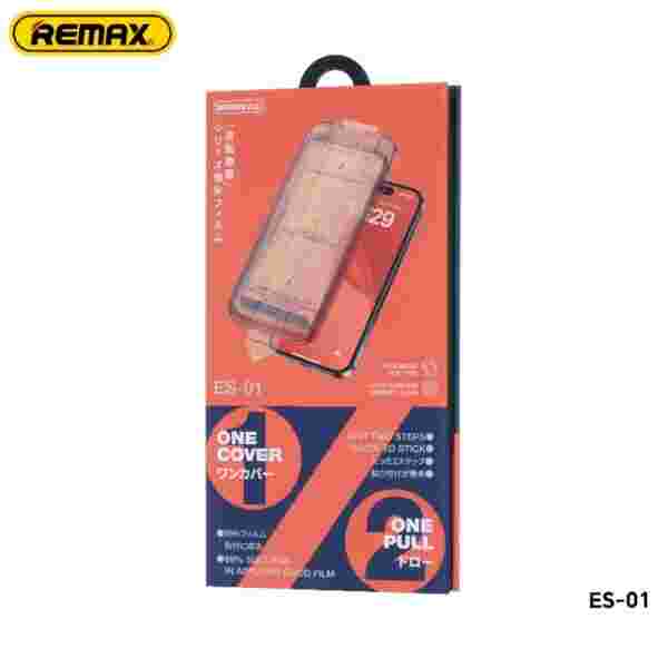 Защитное стекло Remax ES-01 для iPhone 15, iPhone 16, IPhone 17(HD Tempered Glass) — изображение 4