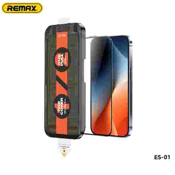 Защитное стекло Remax ES-01 для iPhone 15, iPhone 16, IPhone 17(HD Tempered Glass) — изображение 5