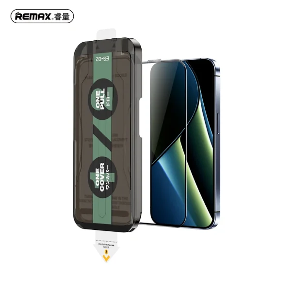 Защитное стекло Remax HD Clear Privacy для iPhone 17, iPhone 17 Air, iPhone 17 Pro, iPhone 17 Pro Max (ES-02) — изображение 2