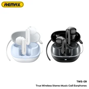Наушники TWS беспроводные стерео Remax TWS-09 ANC+ENC с двойным шумоподавлением Bluetooth 6.0 (TWS-09)